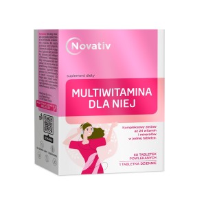 Novativ Multiwitamina dla Niej, 60 tabletek powlekanych
