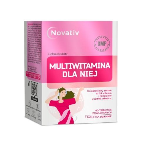 Novativ Multiwitamina dla Niej, 60 tabletek powlekanych - 2342858