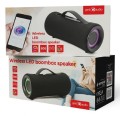 GEMBIRD PRZENOŚNY GŁOŚNIK BLUETOOTH LED SPK-BT-LED-04 RMS 2X 5W, WBUDOWANY MIKROFON, KOLOR CZARNY, USB, AUX, MICROSD - 2434259