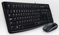 Logitech Desktop MK120 klawiatura Dołączona myszka USB QWERTZ Niemiecki Czarny - 2434417