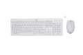 Zestaw klawiatura + mysz HP 230 Wireless Mouse and Keyboard Combo bezprzewodowe białe 3L1F0AA - 2372543