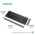 Zestaw klawiatura + mysz HP 230 Wireless Mouse and Keyboard Combo bezprzewodowe białe 3L1F0AA - 1619401