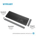 Zestaw klawiatura + mysz HP 230 Wireless Mouse and Keyboard Combo bezprzewodowe białe 3L1F0AA - 1738053