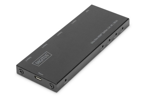 Splitter HDMI 4-portowy UHD4K 60Hz HDR HDCP 2.2 audio - 1924155