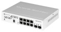 Mikrotik CSS610-8G-2S+IN łącza sieciowe Gigabit Ethernet (10/100/1000) Obsługa PoE Biały - 2284972