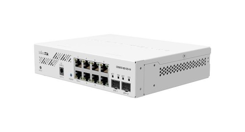Mikrotik CSS610-8G-2S+IN łącza sieciowe Gigabit Ethernet (10/100/1000) Obsługa PoE Biały - 2435544