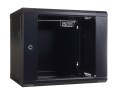 Szafa sieciowa wisząca 19" 9U rack 600x450, drzwi szyba, szara, niedzielona, niezłożona, 60kg - 2030809