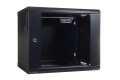 Szafa sieciowa wisząca 19" 9U rack 600x450, drzwi szyba, szara, niedzielona, niezłożona, 60kg - 2435700