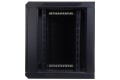 Szafa sieciowa wisząca 19" 9U rack 600x450, drzwi szyba, szara, niedzielona, niezłożona, 60kg - 2435703