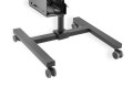 Stojak - mobilna stacja robocza DIGITUS 1xLCD max.32" max.8kg + klawiatura + PC max.10kg, uchyl.-obrot. - 1971634