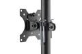 Stojak - mobilna stacja robocza DIGITUS 1xLCD max.32" max.8kg + klawiatura + PC max.10kg, uchyl.-obrot. - 2436546
