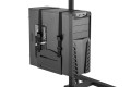 Stojak - mobilna stacja robocza DIGITUS 1xLCD max.32" max.8kg + klawiatura + PC max.10kg, uchyl.-obrot. - 1971642