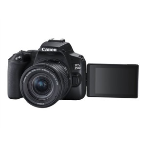 Canon EOS 250D + EF-S 18-55mm f/3.5-5.6 III Zestaw do lustrzanki 24,1 MP CMOS 6000 x 4000 px Czarny