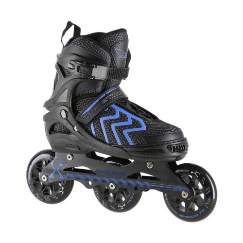 ŁYŻWOROLKI NILS EXTREME NA19318 CZARNO-NIEBIESKIE ROZM. M (35-38) - 2172752
