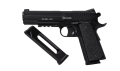 Wiatrówka pistolet RANGER 1911 GSR KWC kal. 4,5 BBs 20 strz. METAL SLIDE CO2 (AAKCMD421AZB) - 2263602