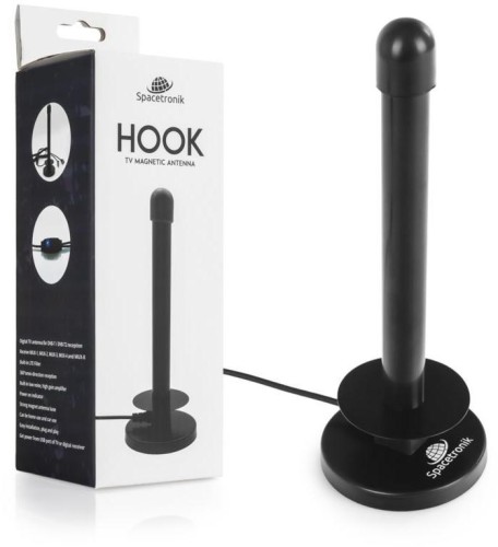 Antena magnetyczna DVB-T2 Spacetronik Hook TV USB 30dB Double Power - 2328675
