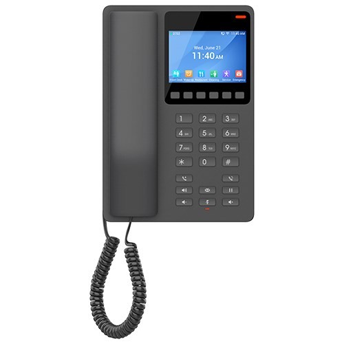 Grandstream GHP 631 LCD CZARNY | VoIP | Telefony hotelowe - 2436853
