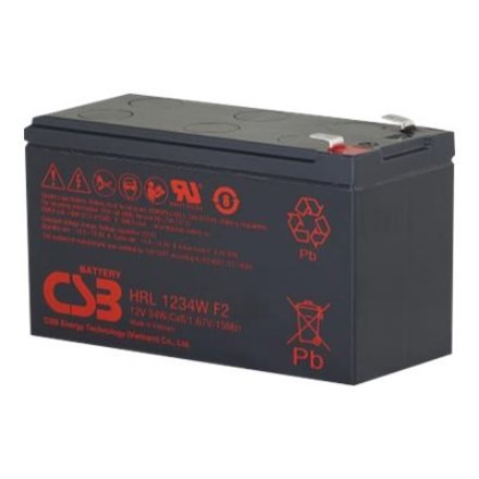 CSB Battery Battery 12V 9Ah 34W Pb F2 | HRL1234W - 2437061
