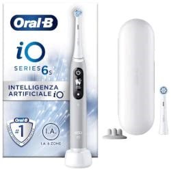 Oral-B iO 6S Dorosły Wibrująca szczoteczka do zębów Szary, Biały