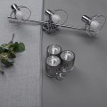 Listwa reflektorowa potrójna sufitowa ścienna chrom Activejet GIZEL kinkiet E14 do salonu - 1218831