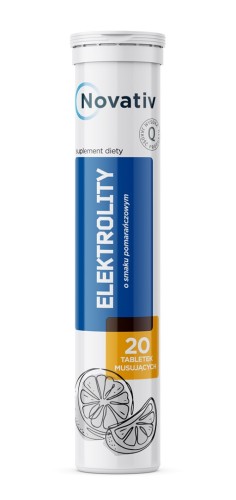Novativ Elektrolity 20 tabletek musujących - 2433858