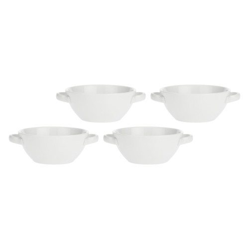 Zestaw 4 okrągłych naczyń do zapiekania Terrine - Biały, 650 ml - 2414774