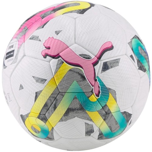 Piłka nożna Puma Orbita 2 TB FIFA Quality Pro biało-zielono-różowa 83775 01 - 1952400