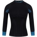 Bluza termoaktywna damska Alpinus Tactical Base Layer czarno-niebieska GT43210 M - 2064146