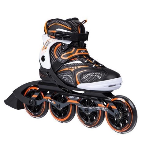 ŁYŻWOROLKI NILS EXTREME NA1060S CZARNO-POMARAŃCZOWE ROZM. 45 - 2172981
