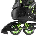 ŁYŻWOROLKI NILS EXTREME NA9022 CZARNO-ZIELONE ROZM. 41 - 2172932