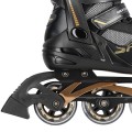 ŁYŻWOROLKI NILS EXTREME NA2150 CZARNO-ZŁOTE ROZM. 45 - 2172898
