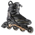 ŁYŻWOROLKI NILS EXTREME NA2150 CZARNO-ZŁOTE ROZM. 42 - 2172721