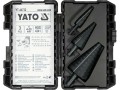 YATO ZESTAW WIERTEŁ STOPNIOWYCH 3SZT. - 2153612