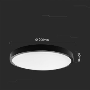 Plafon V-TAC 24W Gwiazdy Zmiana Koloru CCT fi.350 VT-8424 3000K-6400K 2600lm