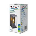 Oprawa ścienna V-TAC VT-837 elewacyjna 1xE27 60W max IP44 (SKU 8517) Czarny - 2093906