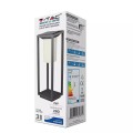 Słupek Ogrodowy Solarny V-TAC 4W LED SAMSUNG CHIP Szary 2-funkcje IP65 VT-66 3000K 280lm - 2160438