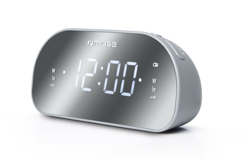Muse M-170CMR radio Zegar Cyfrowy Lustro, Biały - 2156372