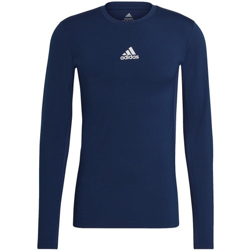 Koszulka męska adidas Compression Long Sleeve Tee granatowa GU7338 S - 2075541