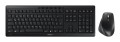 CHERRY JD-8550DE-2 klawiatura Dołączona myszka Dom/Biuro RF Wireless QWERTZ Niemiecki Czarny - 2357666