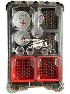 MILWAUKEE ZESTAW OTWORNIC 12szt. PACKOUT