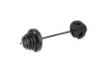 Sztanga prosta z wymiennym obciążeniem ONE FITNESS GSPO40 (17-57-027) talerze kompozytowe 42 kg Czarny - 2373310