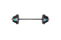 Sztanga prosta z wymiennym obciążeniem ONE FITNESS GSPO40 (17-57-027) talerze kompozytowe 42 kg Czarny - 2373307