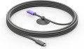 Logitech 952-000195 kabel USB USB 3.2 Gen 2 (3.1 Gen 2) 5 m USB C Grafitowy, Fioletowy - 2346988