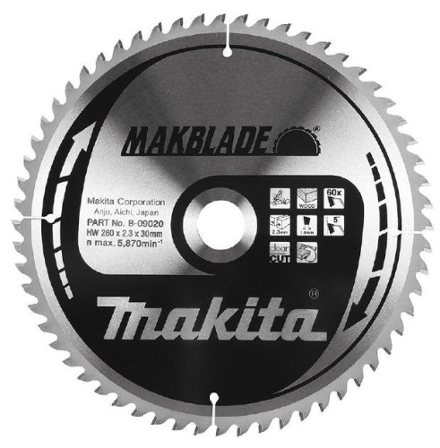 MAKITA PIŁA TARCZOWA  260x30x 24z DO 2704 - 2333104
