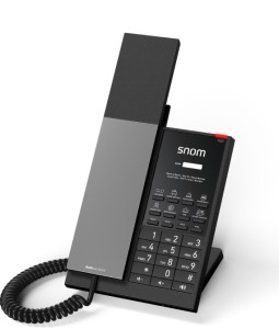 Snom HD350W telefon VoIP Czarny Wi-Fi