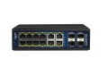 ALLNET ALL-SGI8016PM łącza sieciowe Zarządzany L2+/L3 Gigabit Ethernet (10/100/1000) Obsługa PoE Czarny - 2344896