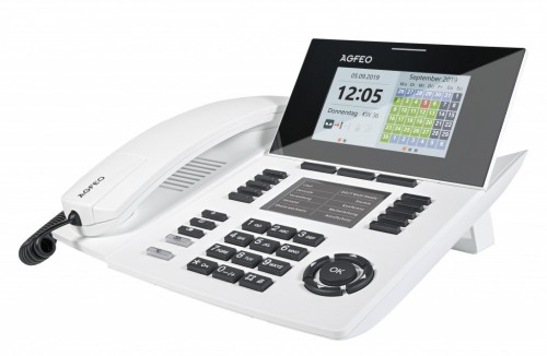 AGFEO ST 56 telefon VoIP Biały LCD - 2347415