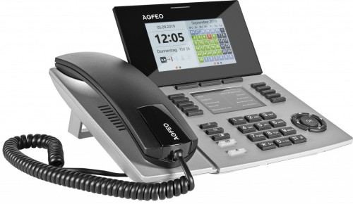 AGFEO ST 56 telefon VoIP Srebrny LCD - 2347357