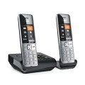 Gigaset COMFORT 500A duo Telefon analogowy/DECT Nazwa i identyfikacja dzwoniącego Czarny, Srebrny - 2347175