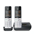 Gigaset COMFORT 500A duo Telefon analogowy/DECT Nazwa i identyfikacja dzwoniącego Czarny, Srebrny - 2347168
